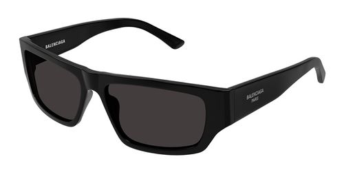 Balenciaga BB0366S 001 Men's Sunglasses Black Size 58