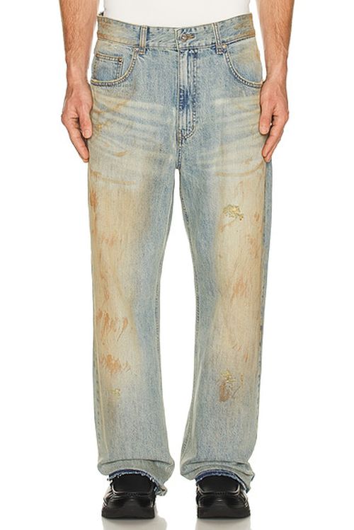WE11DONE Denim Pants in Blue - Blue. L also in M, S, XL/1X