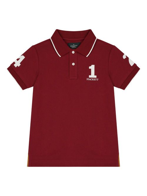 Logo-embroidered polo shirt