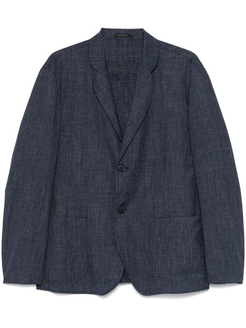 Slub-textured blazer - MB073 PARISIAN NIGHT