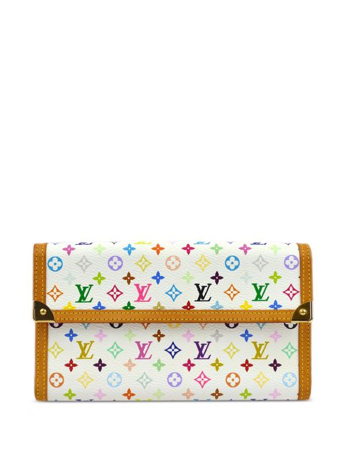 X Takashi Murakami 2003 Porte Tresor wallet - White
