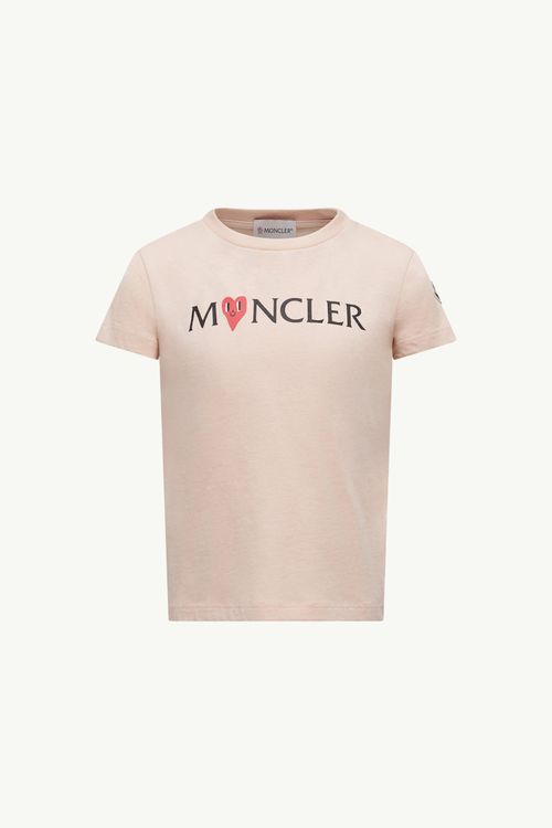 Mini CrETHEstanesedew Neck T-Shirt with Front Logo Print for Girls