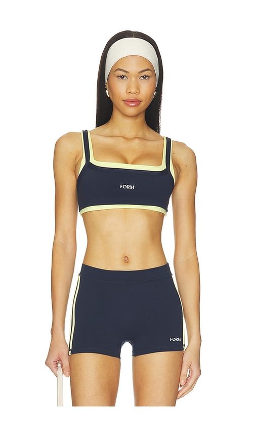 FORM Scoop Layered Bra in Navy. - S also in XS