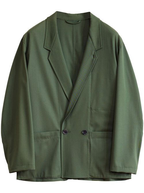 Virgin wool blazer - Green
