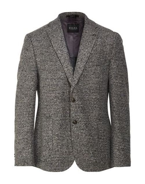 Man Blazer Midnight blue Size 44 Acrylic, Virgin Wool, Polyester