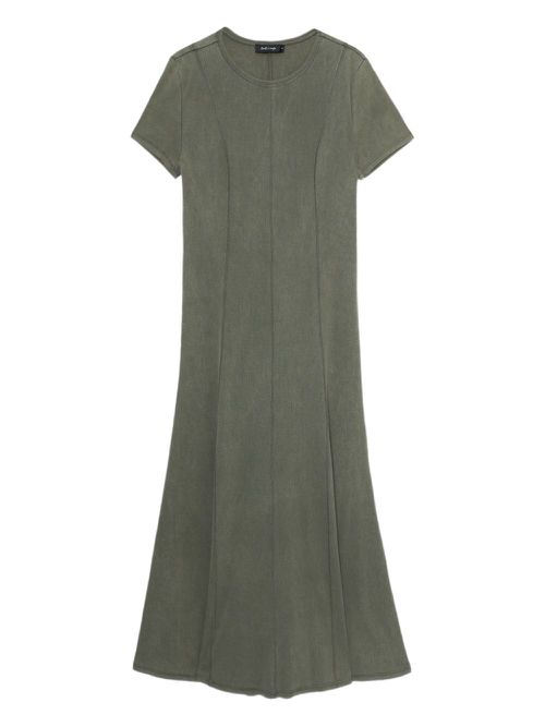 Tout a coup flared midi dress - Green