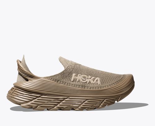 HOKA Restore TC Shoes in Dune/Oxford Tan