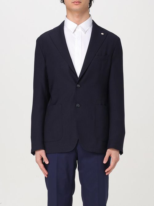 Blazer Men color Blue