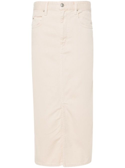 Tilauria denim midi skirt - Neutrals