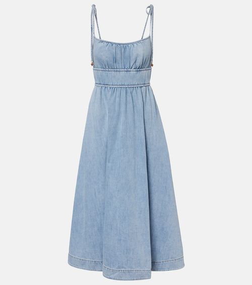 Wanderlust denim midi dress