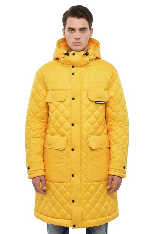 Yellow Hood Parka Jacket