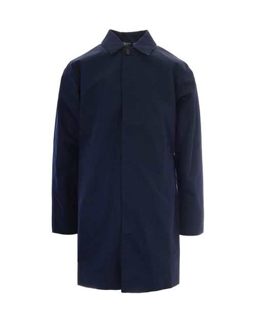 Water-Resistant Polyester Raincoat — Navy