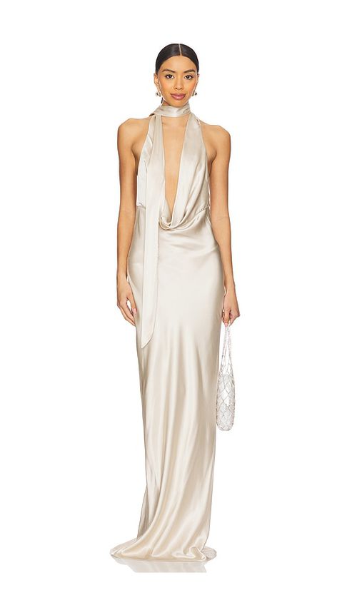 NBD Naila Gown in Beige. - M also in XXS, S