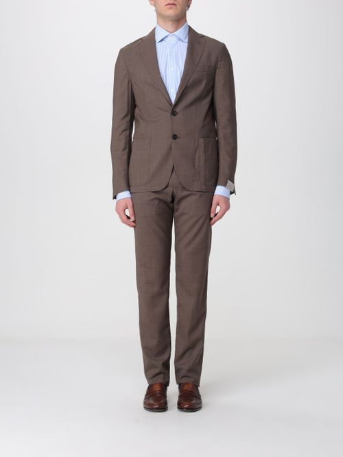 Suit Men color Brown