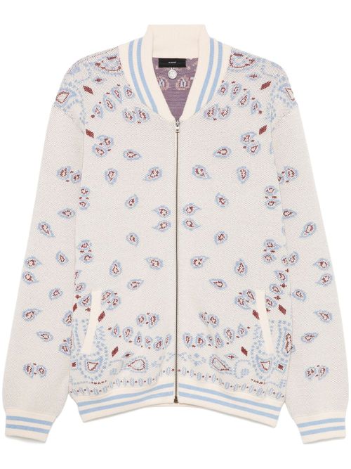 Bandana-print bomber jacket - Neutrals
