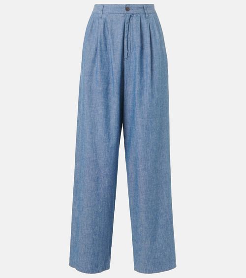 Rufos twill wide-leg pants
