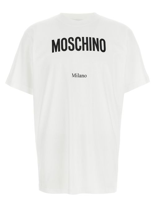 Logo-Print Cotton T-shirt — White