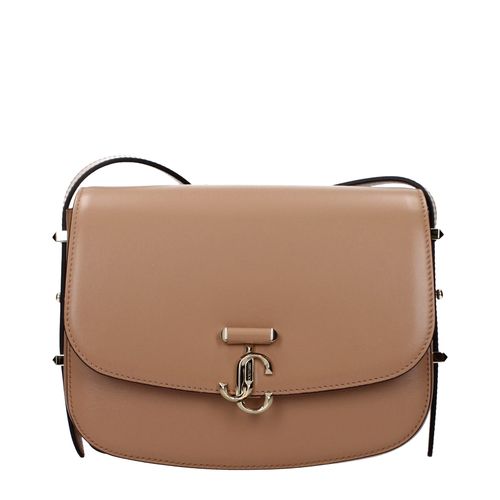 Leather Crossbody Bag — Brown