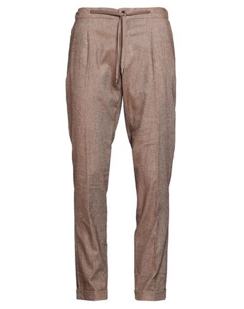 Man Pants Chocolate brown Size 32 Cotton, Lyocell, Elastane