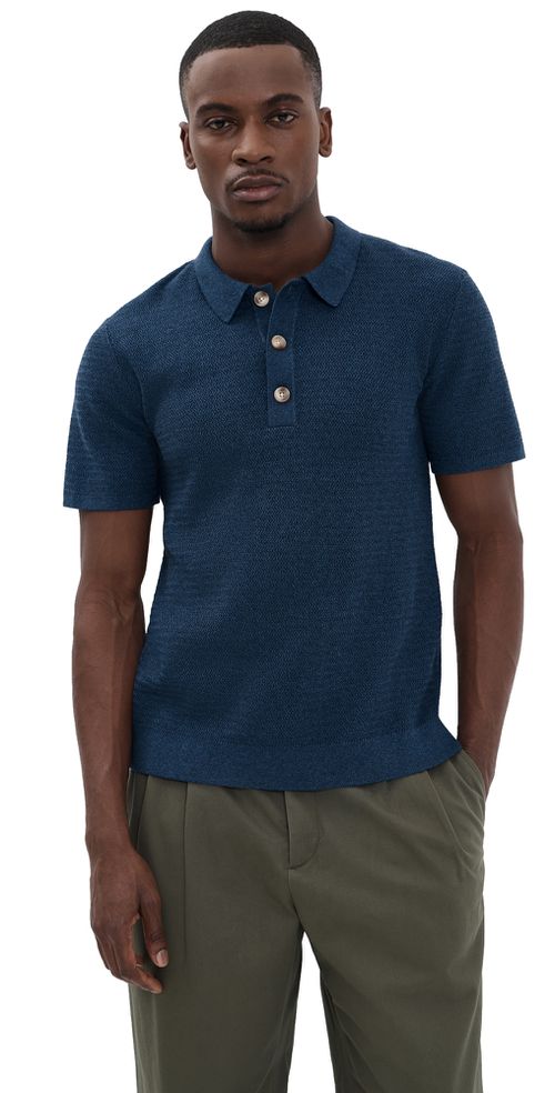 Nathan Knit Polo Harbour
