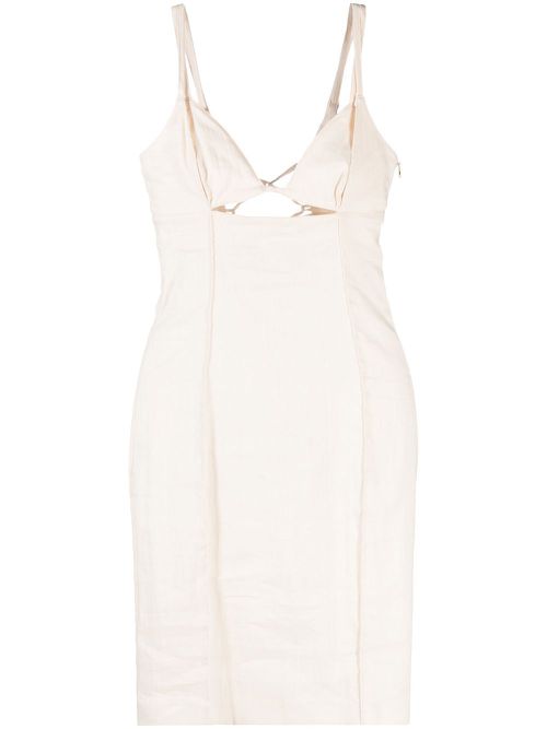 Tubino schiena scoperta dress - Neutrals
