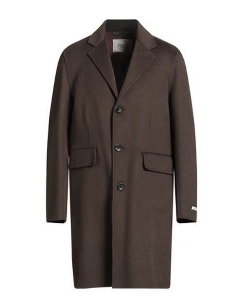 Paltò Man Coat Dark green Size 38 Wool, Nylon