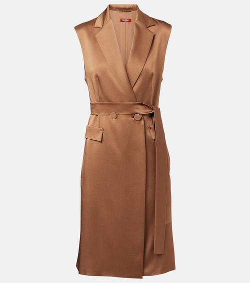 Afgano belted satin jacket