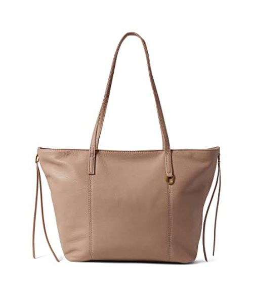 HOBO Kingston Small Tote Bag For Women - Hide Leather Construction With Zippered Top Closure, Chic and Durable Hand Bag Lotus One Size One Size