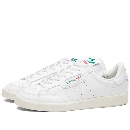 Adidas SPZL Englewood Sneakers in White/Dark Green