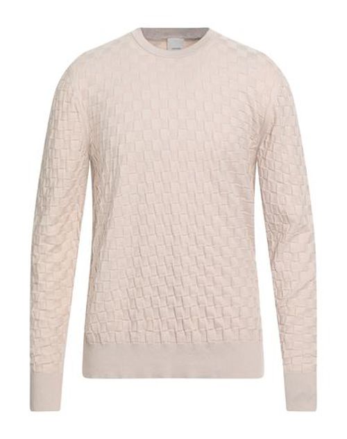 Man Sweater Beige Size M Cotton, Wool