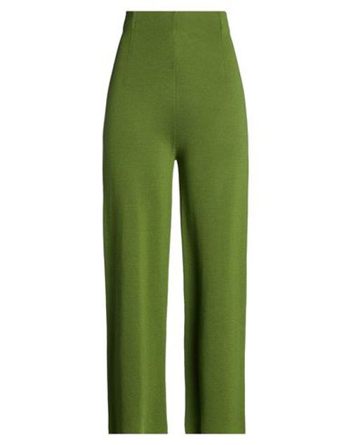B. yu Woman Pants Military green Size M Merino Wool, Acrylic