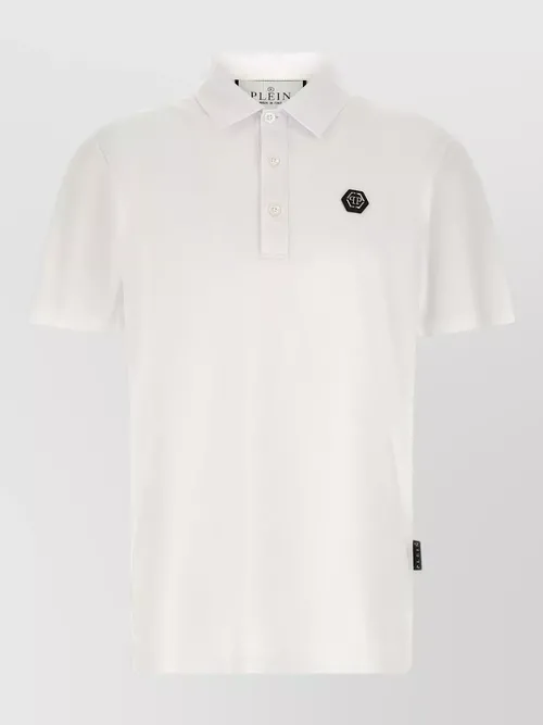 Philipp Plein - polo shirt straight cut side slit