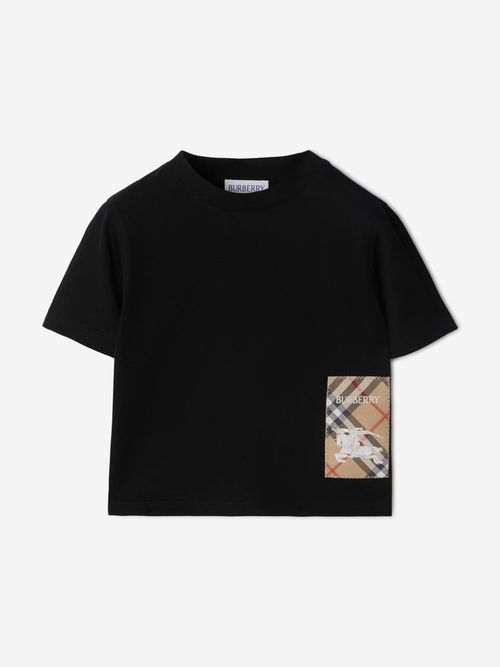 Baby Boys Mini Cedar EKD T-Shirt in Black