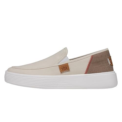 Hey Dude Tan Sunapee Craft Linen Slip on Shoes, Size 10 Hey Dude | Hey Dude Womens Sunapee Craft Linen Shoes, Perf  main image 2