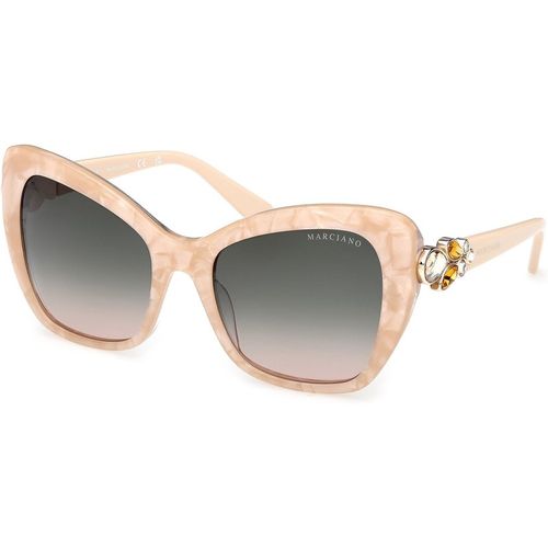 Guess by Marciano Mujer Guess by Marciano GM00032 59B Gafas de sol Acetato Beige Fumar Mariposa Norma