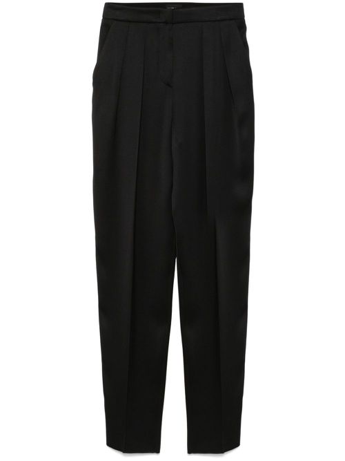 Silk trousers - Black