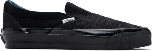 Black Premium Classic Slip-On Sneakers