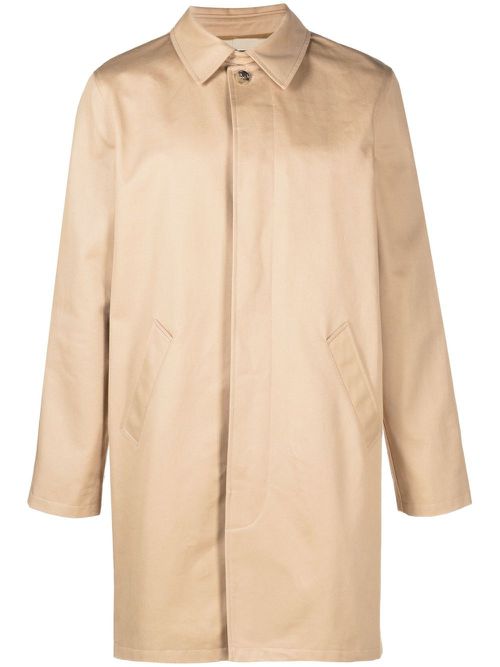 Ville cotton raincoat - Neutrals