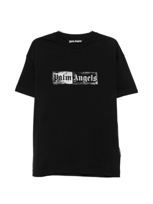 Logo-Print Cotton T-Shirt — Black