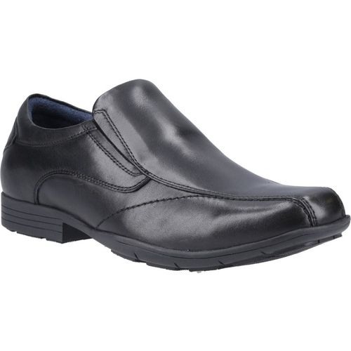Pod Dundee Leather Men's Black Slip-On Shoe