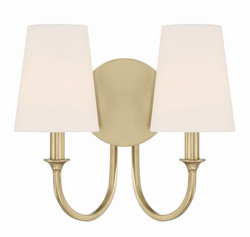 Payton 2-Light Wall Mount in Vibrant Gold