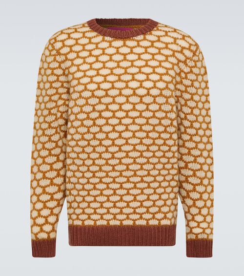 Jacquard cashmere sweater