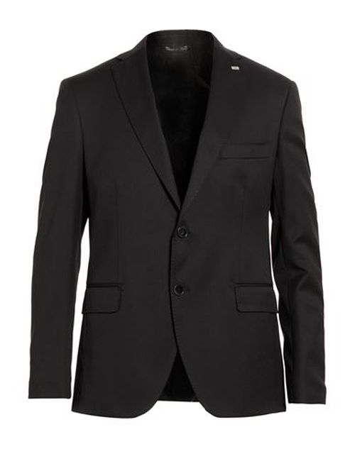 Man Blazer Black Size 40 Wool