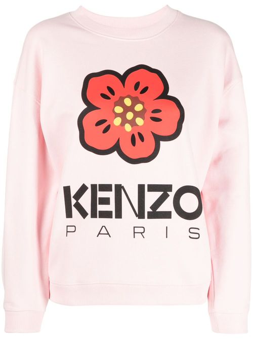 Boke Flower-print sweatshirt - Pink
