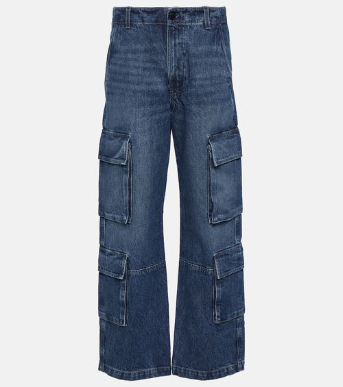 Delena mid-rise wide-leg cargo jeans
