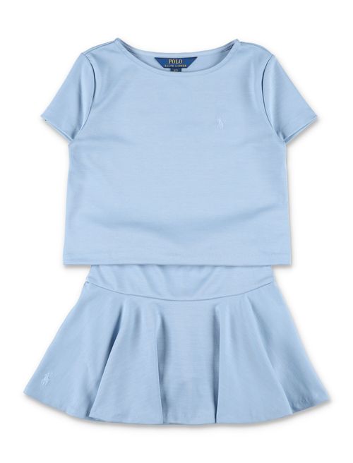 Girls' Flared Skirt and T-Shirt Set