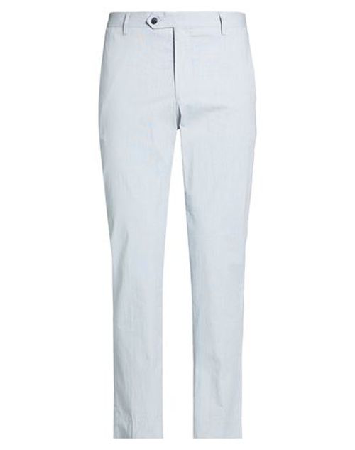 Man Pants Light blue Size 33 Cotton, Elastane