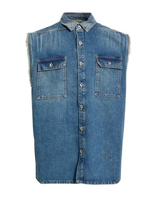Man Denim shirt Blue Size M Cotton