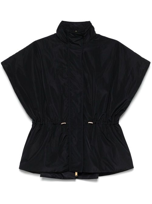 High-neck gilet - Blue