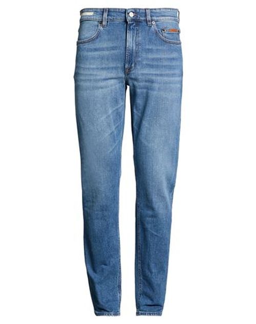 Man Jeans Blue Size 30 Cotton, Elastane